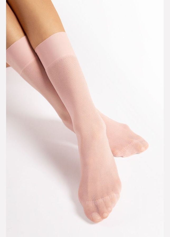 Высокие сетчастые носки Fiore foxtrot g1168 rose (292301145)