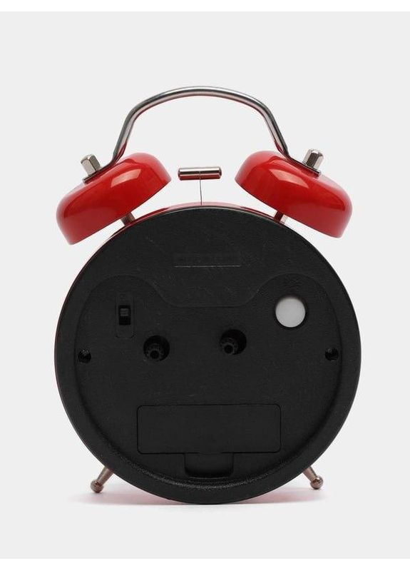 Годинник настільний на батарейках будильник у ретро стилі Червоний Quartz (365308841)