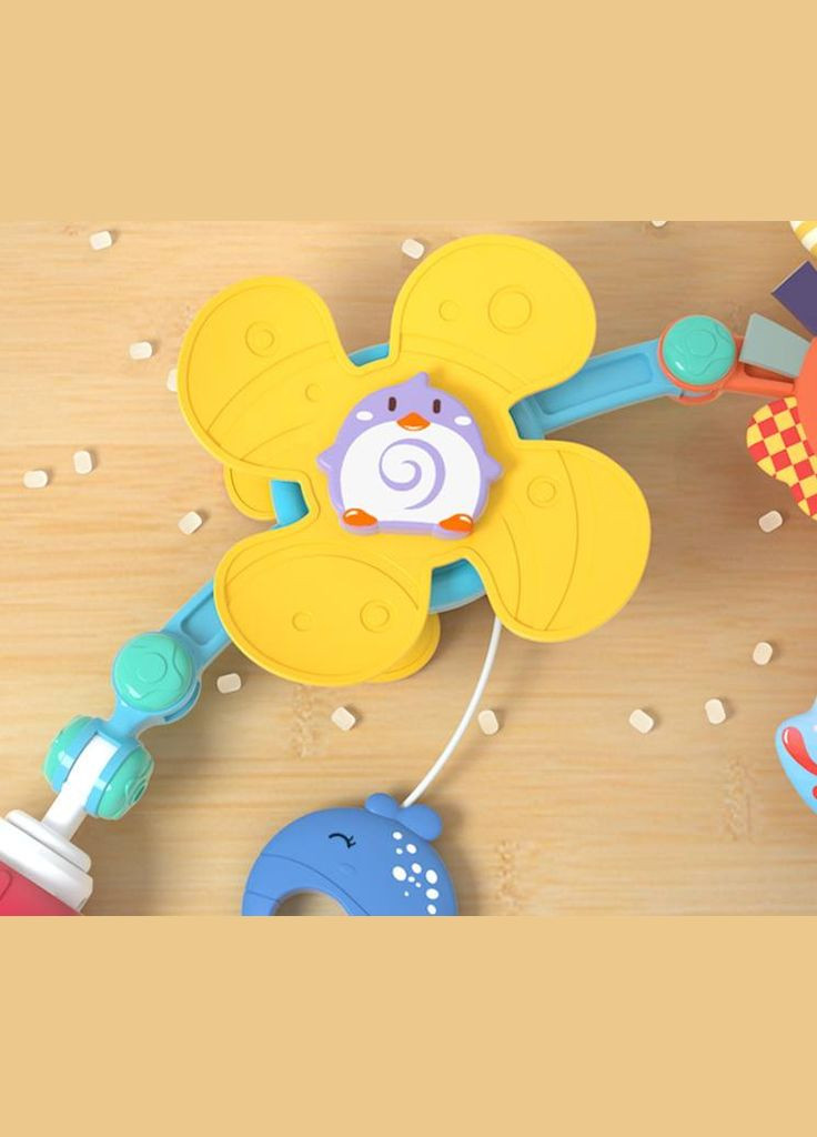 Дитяча універсальна розвиваюча дуга HE 0315 з підвісними елементами Sozzy (332661087)