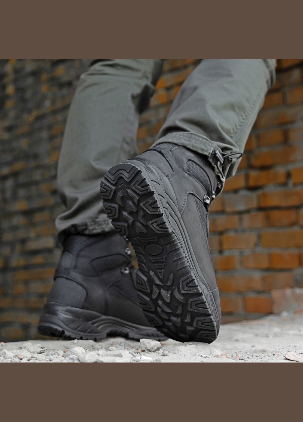 Шкіряні Демісезонні Жіночі Берці Тактичні. 36-46р Чорні. Посилений носок та п'ята! STDF-2130 No Brand (301138633)