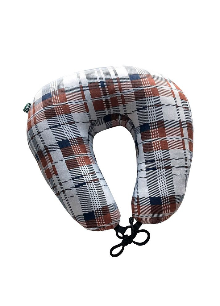 Подушка дорожня 35х33 см Шотландія полієстер/бавовна Ekko Seat Подушка дорожная 35х33 см Шотландия коричневый полиэстер/хлопок (316068668)