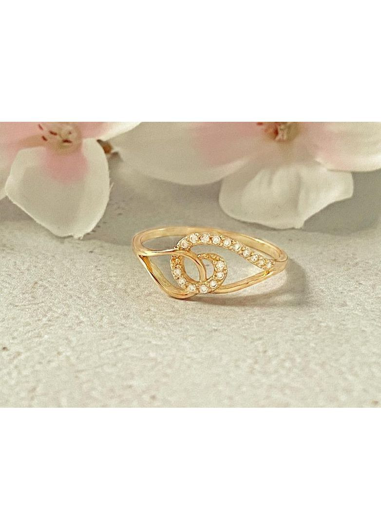 Позолочене Кільце р.19.5, 21. Позолочена Каблучка. Позолота No Brand (362535089)