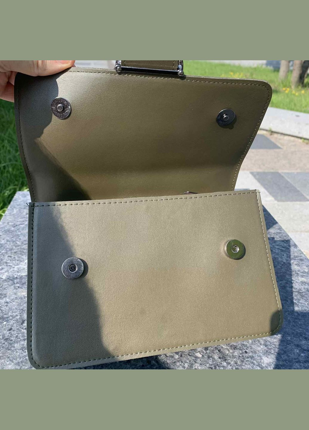 Женская сумочка клатч Хаки (771ДКх) No Brand сумка (336550534)