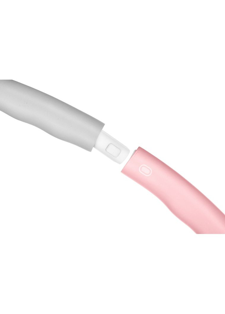 Хулахуп с массажером 100см розово-серый Gymtek (301865904)