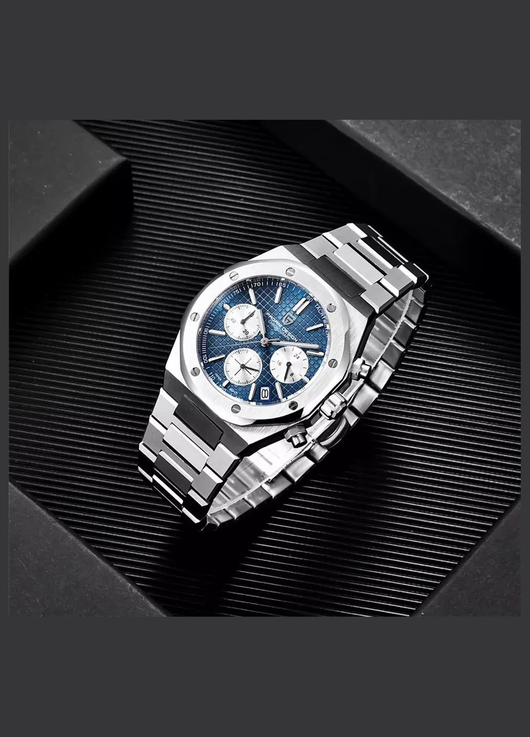 Мужские часы Pagani Design 1707 Silver-Blue PD (342065766)