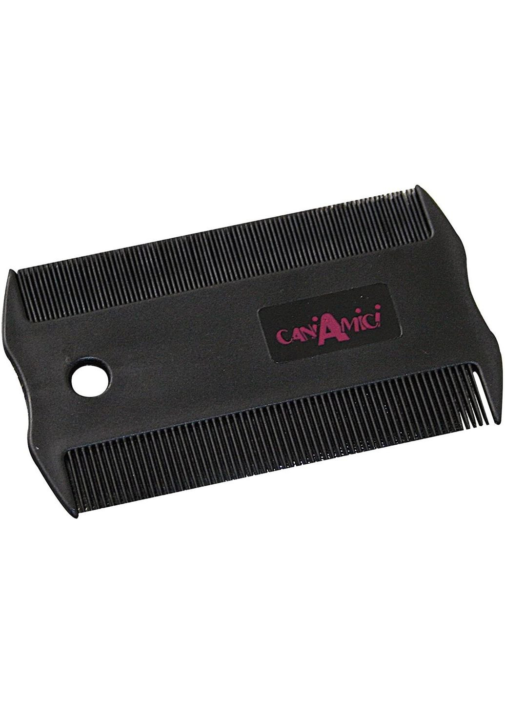 Гребешок густой-2х сторонний для вычесования блох CaniAMici 5x8.5 см (8023222064171) Croci (318100424)
