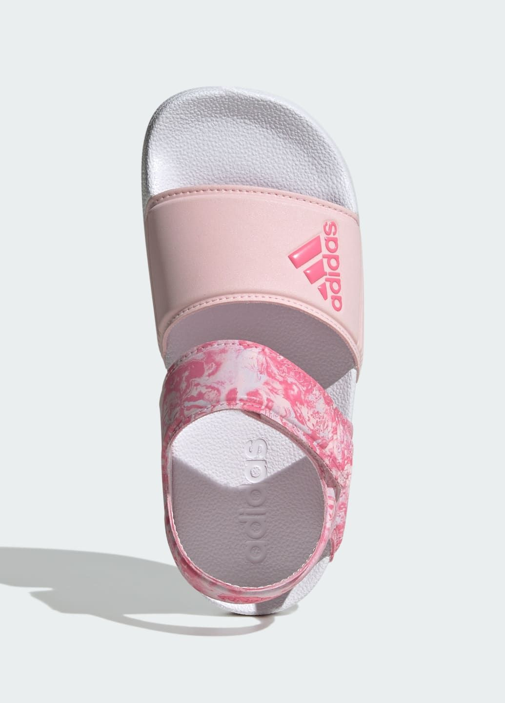 Розовые спортивные сандалии adilette adidas