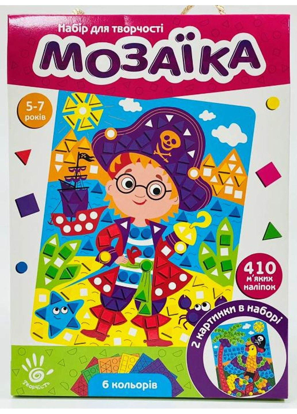 Набір для творчості «М’яка мозаїка. Пірат» VT 4511-04 Vladi toys (297003096)