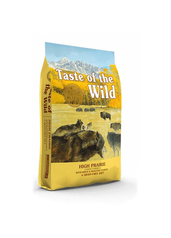 Сухий корм з олениною і м'ясом бізона для дорослих собак High Prairie Canine Formula - 5,6 кг Taste of the Wild (327070013)