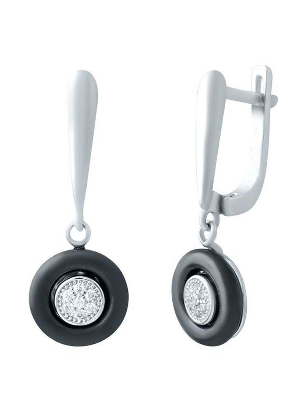 Срібні сережки з керамікою (1154397) Silver Breeze (317355192)