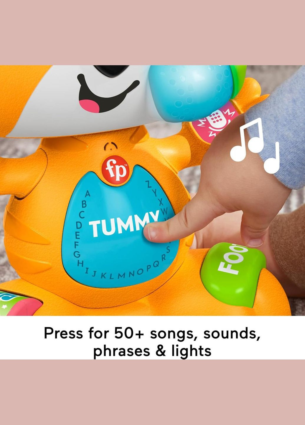 Игрушка Fisher-Price Link Squad Tiger Тигр Танец и наука Версия на английском языке Fisher Price (363023002)