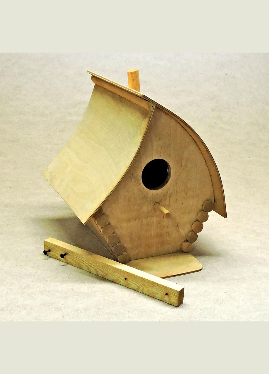 Скворечник садовый из дерева Рябинник карри (СКВ-001703) No Brand (328606065)