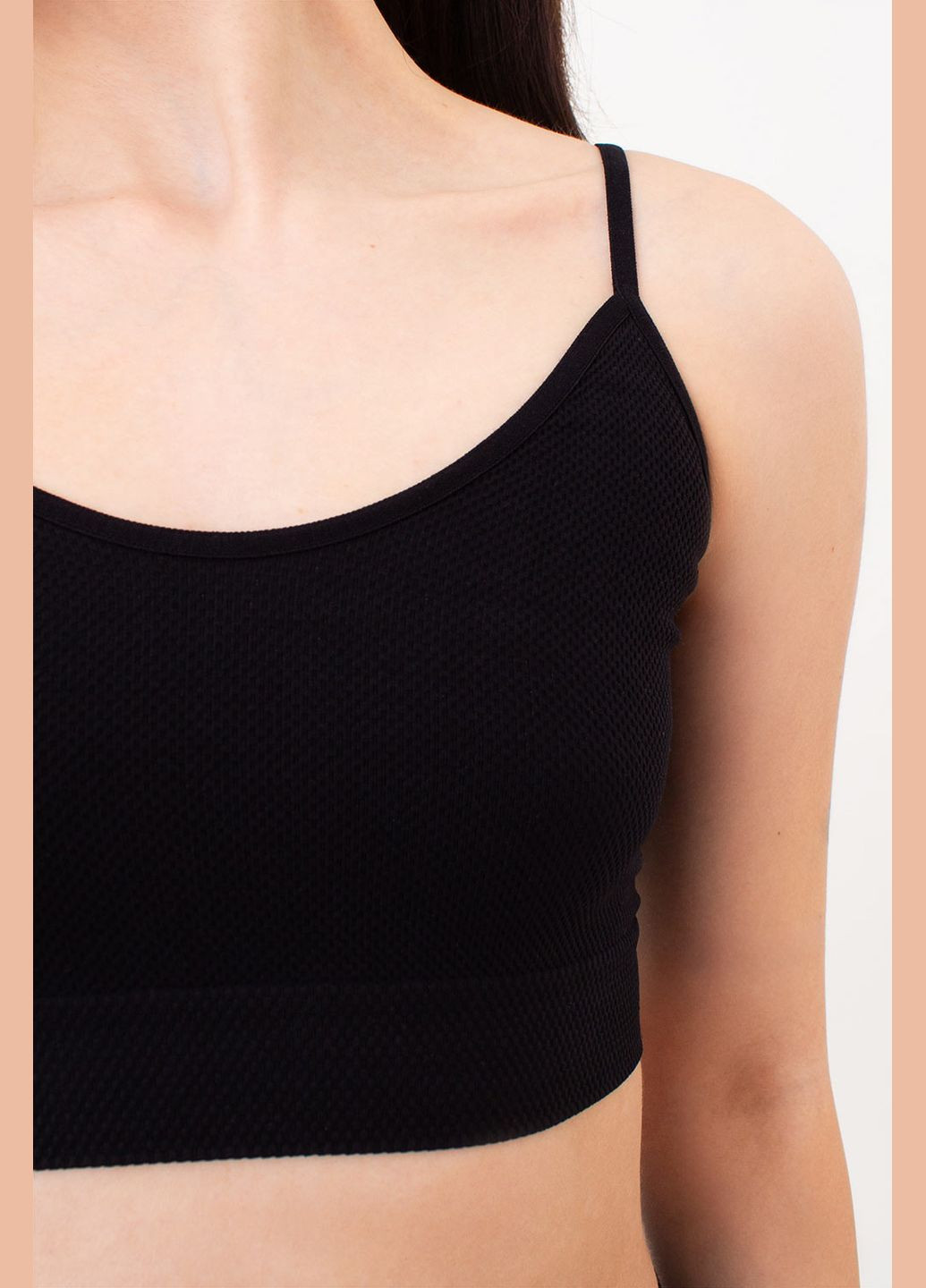 Бесшовный топ на тонких бретелях Giulia TOP WITH STRAPS (333656886)