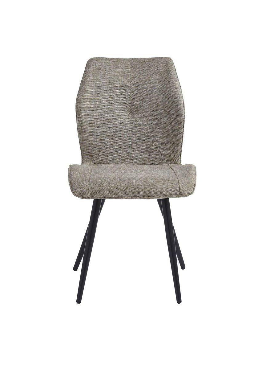 Стілець HANK чорний каркас/темний беж тк. Intarsio (365461518)