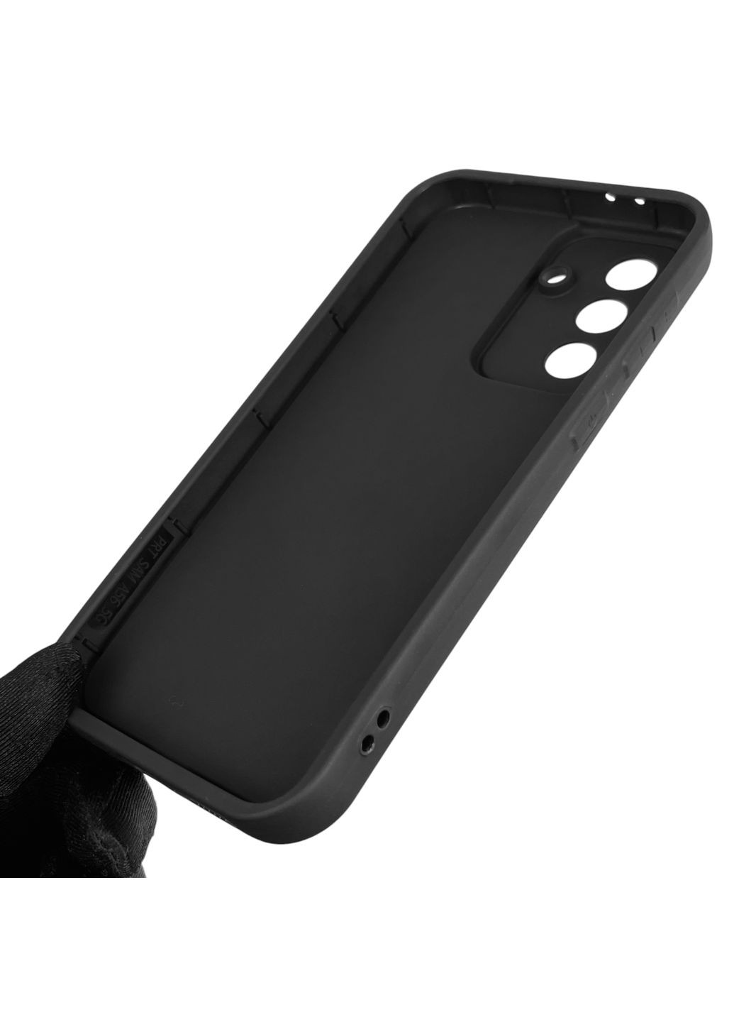 Чохол силіконовий Soft Touch для Galaxy A56 (SM-A566B) чорний (Повний захист камери) Samsung (366387208)