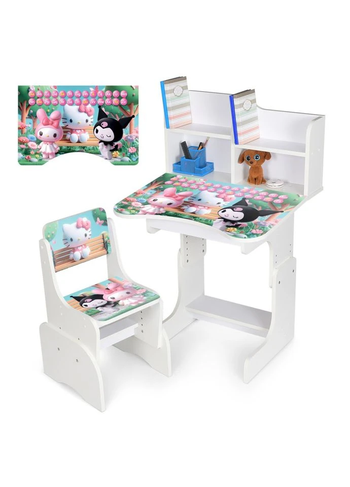 Детская Парта N 2071-19B-1 дерево, со стульчиком Bambi (377992410)