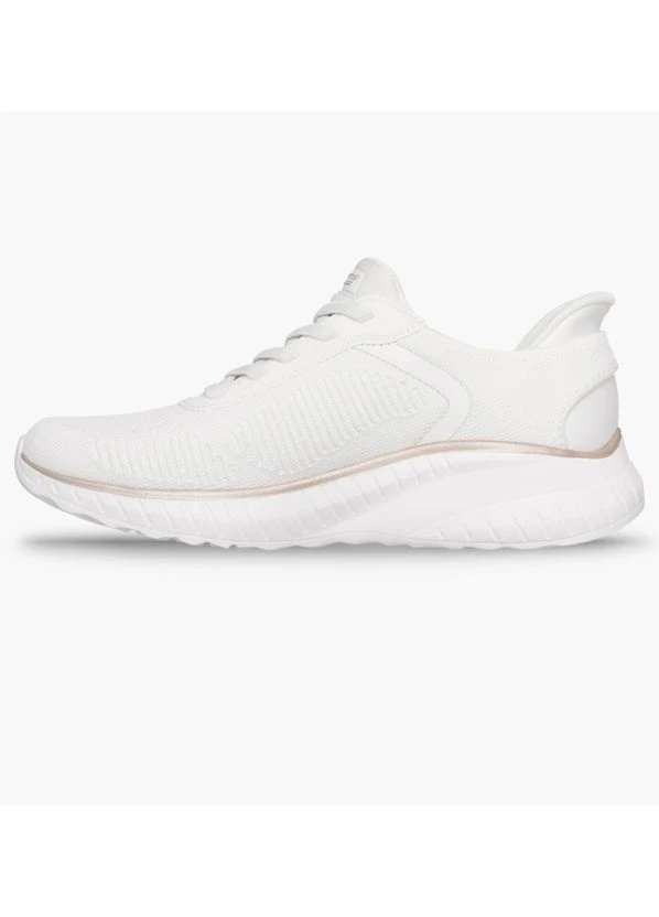 Кроссовки Bobs Sport Squad Chaos White 117497-WTGD Skechers белые демисезоны (397989849)