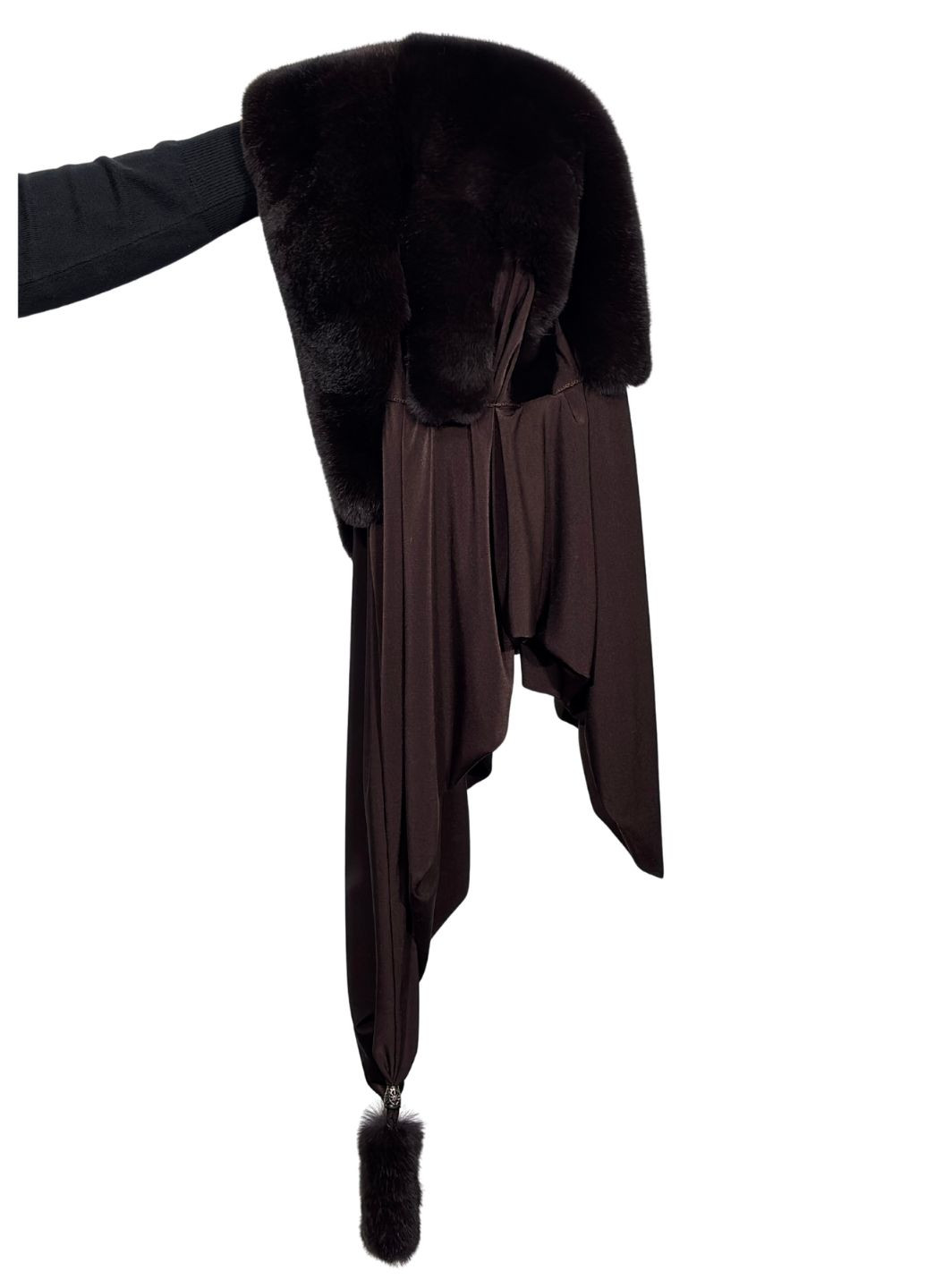 Жіноча хутряна хустка з натурального хутра кролика рекс Меховой Стиль Паук (365642672)