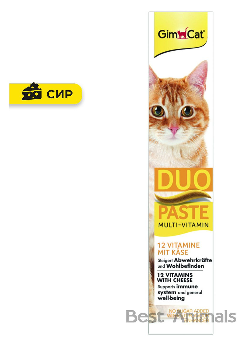 Мультивітамінна паста з сиром для котів Джимкет DUO Paste Multi Vitamin 50 г (4002064421841) Gimborn (354701857)
