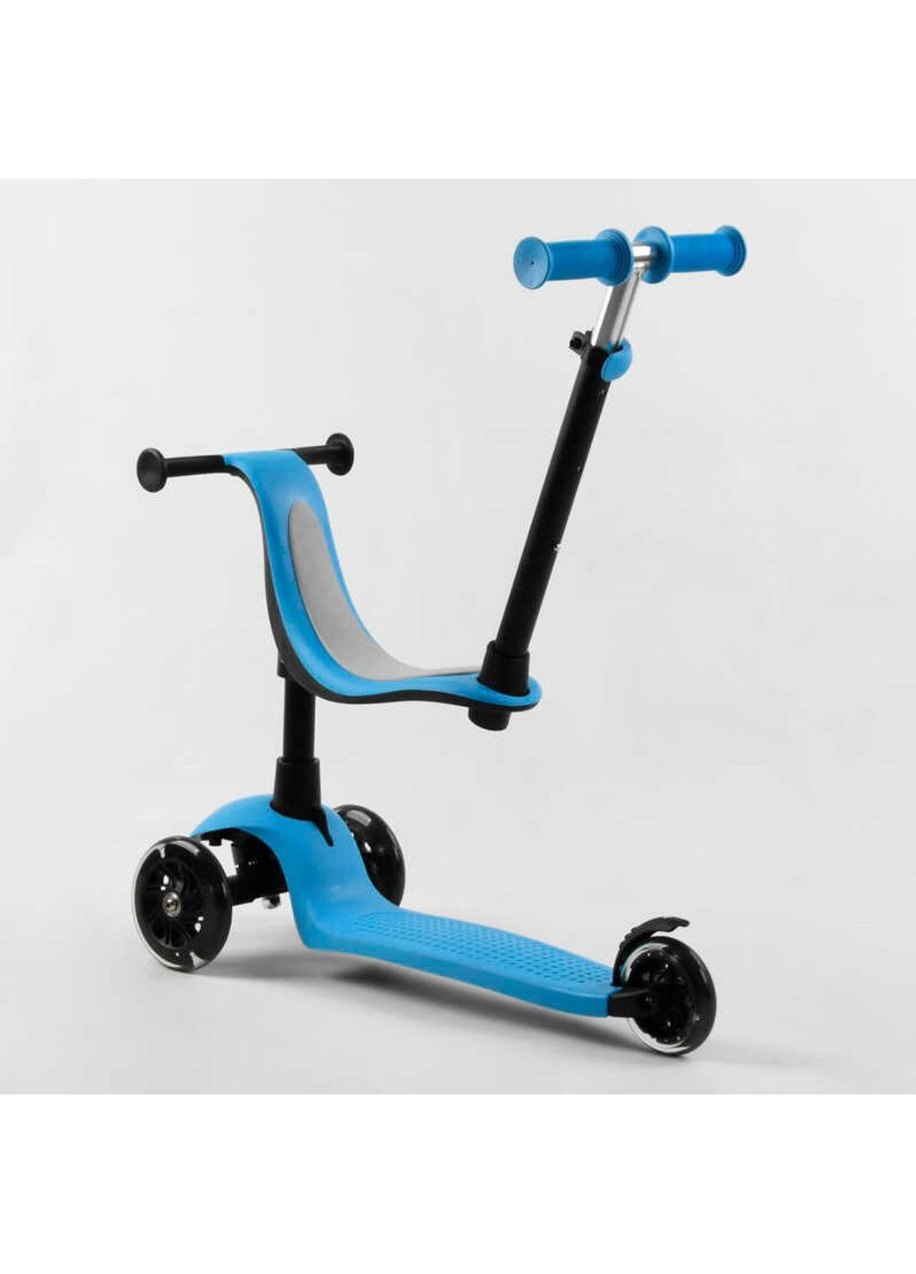 Трехколесный самокат с родительской ручкой Best Scooter (305824086)