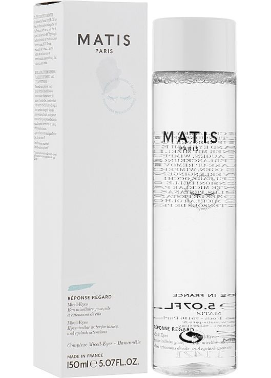 Мицеллярная вода для снятия макияжа с глаз, для чувствительной кожи Reponse Regard Micell-Eyes 150ml (815814-28130358) Matis (368656628)
