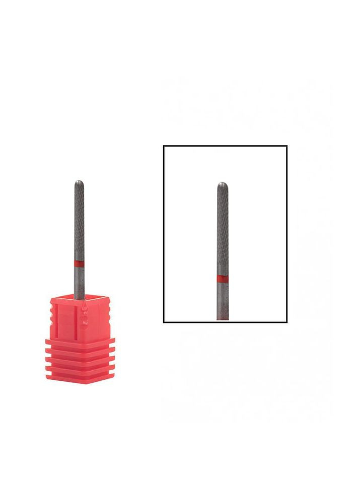 Фреза твердосплавная Конус тонкий, полусферический конец 292 140 023 / C.2.35R, красная NailPro (373666247)