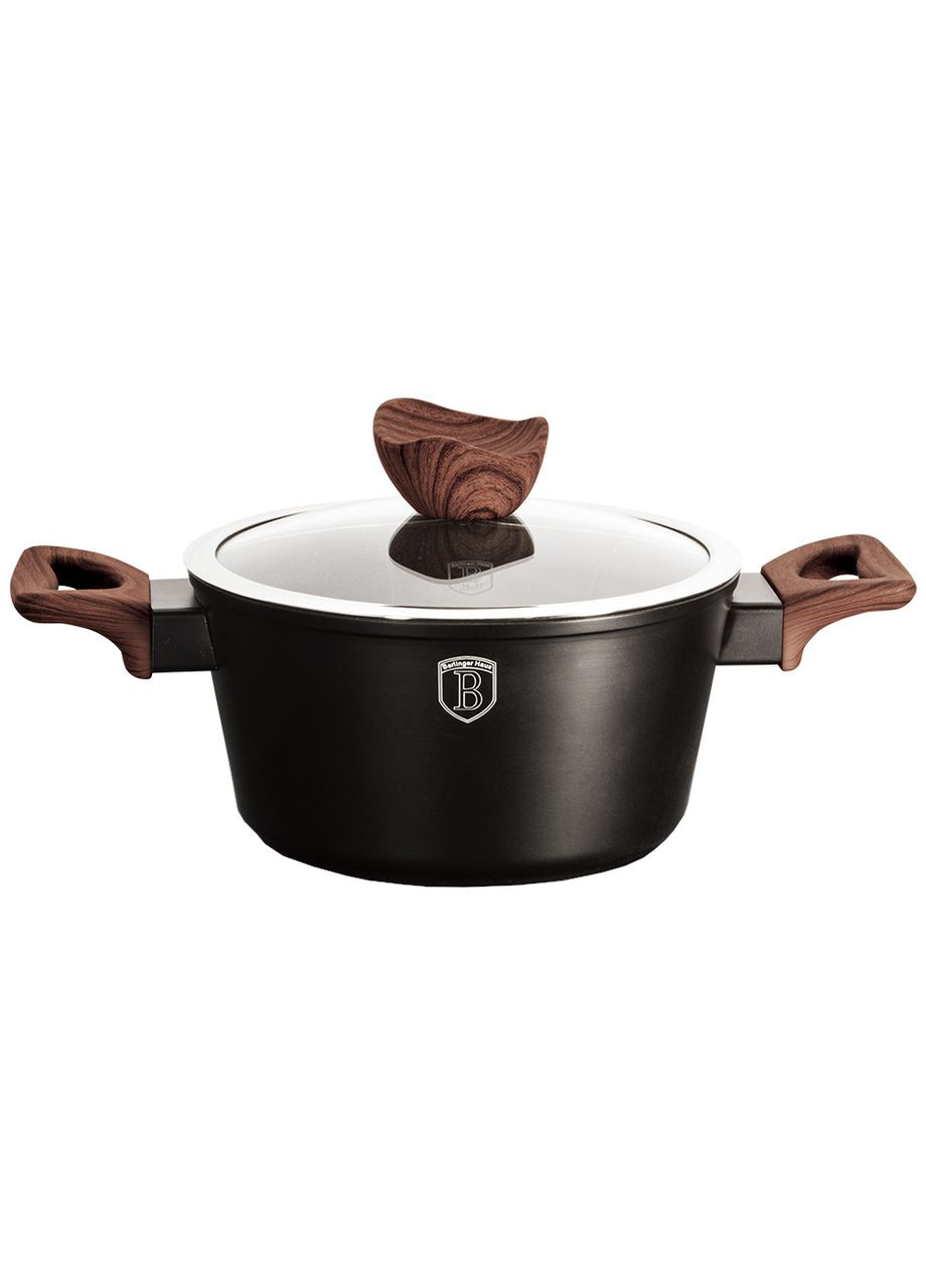 Кастрюля с крышкой Ebony Rosewood collection 2.5 л (BH1716) Berlinger Haus (314862967)