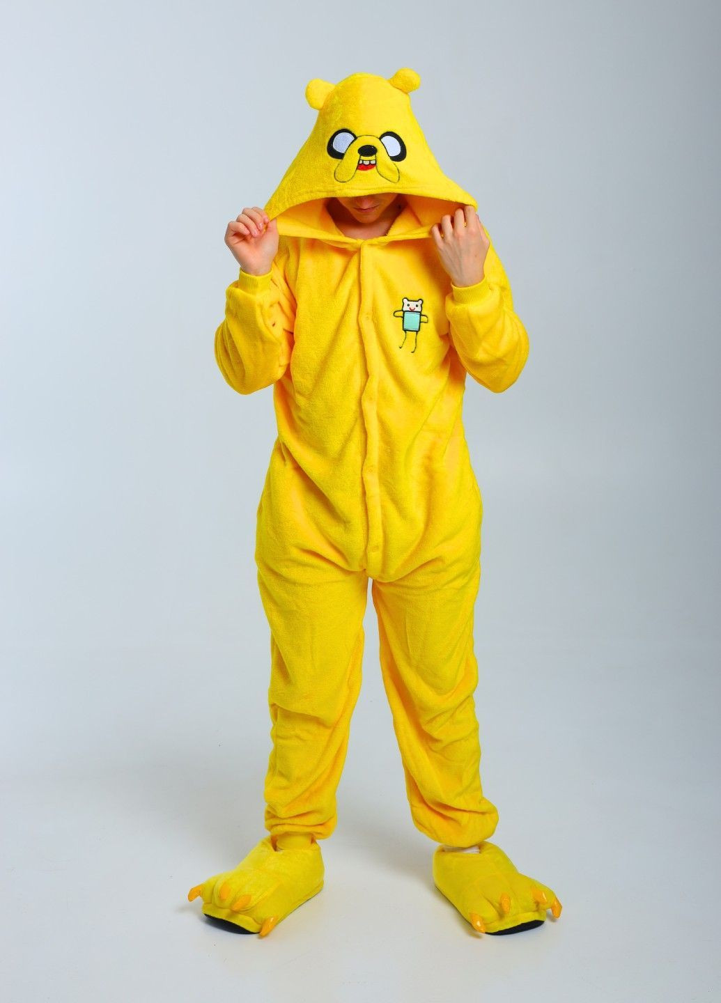 Кигуруми пижама Джейк Время приключений мужские желтая Lalapka (369137967)