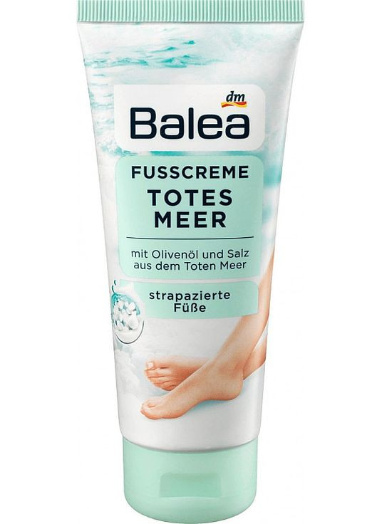 Крем для ніг із сіллю Мертвого моря Fusscreme Totes Meer 100ml (879060-48598) Balea (368649660)