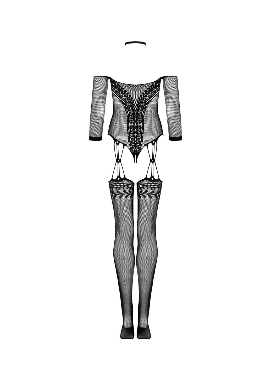 Бодистокинг Bodystocking G333 S/M/L черный (SO7699) Obsessive (316702599)