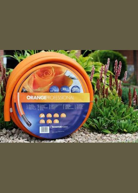 Шланг садовий Orange Professional для поливання діаметр 1 дюйм, довжина 25 м (OR 1 25) Tecnotubi (280876948)