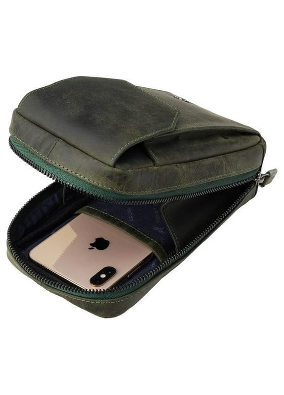 Мужская сумка Alex Oil Green (S45 OIL GRN) Visconti (322200137)
