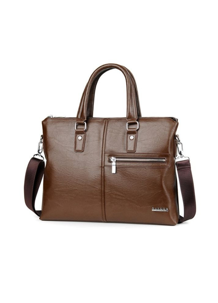 Мужской бизнес портфель для документов А4 мужская сумка для ноутбука Светло-коричневый(BRT) Brettani (336552277)