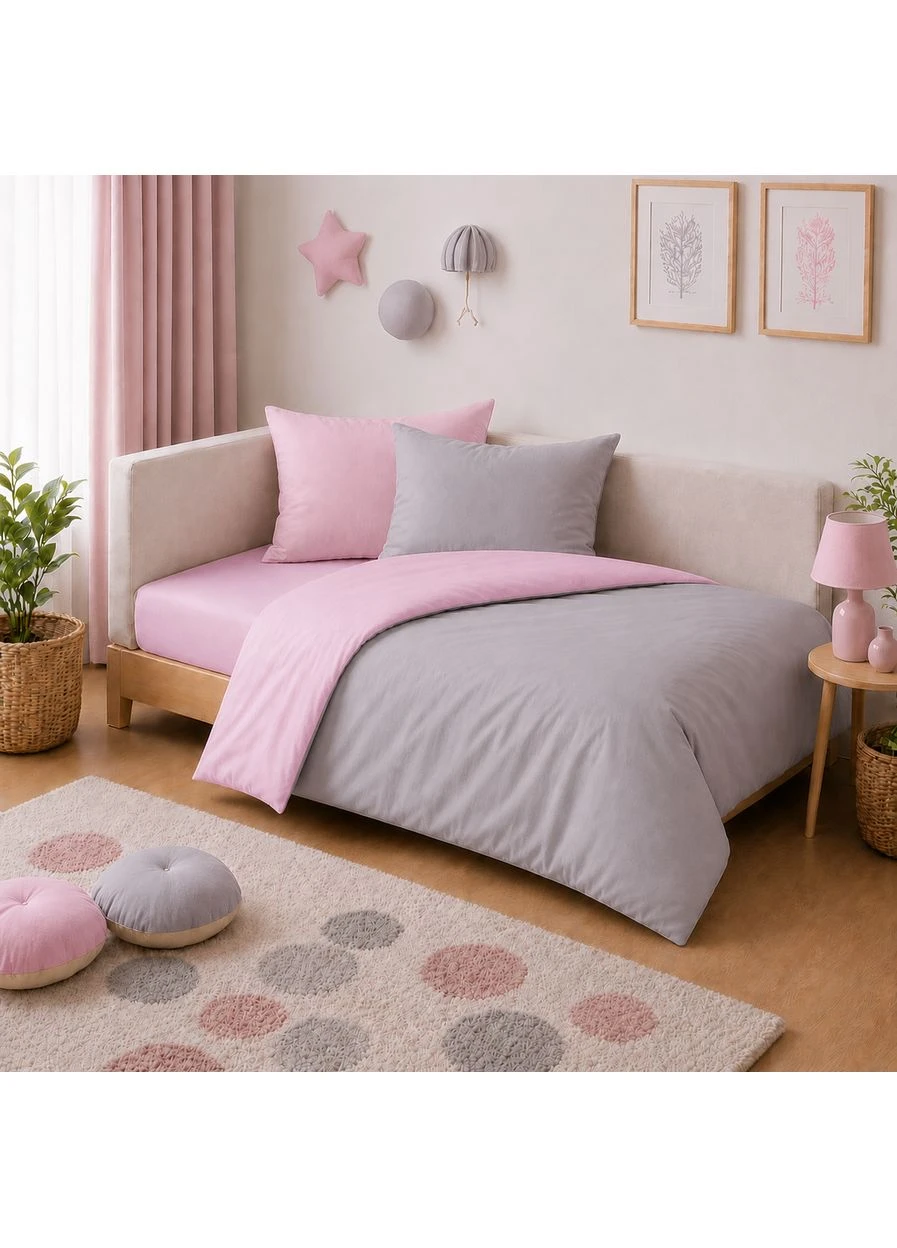 Комплект постільної білизни Поплін JUNIOR Poplin Line 018 + 054 Richelle Полуторний Євро Mirson (399965356)