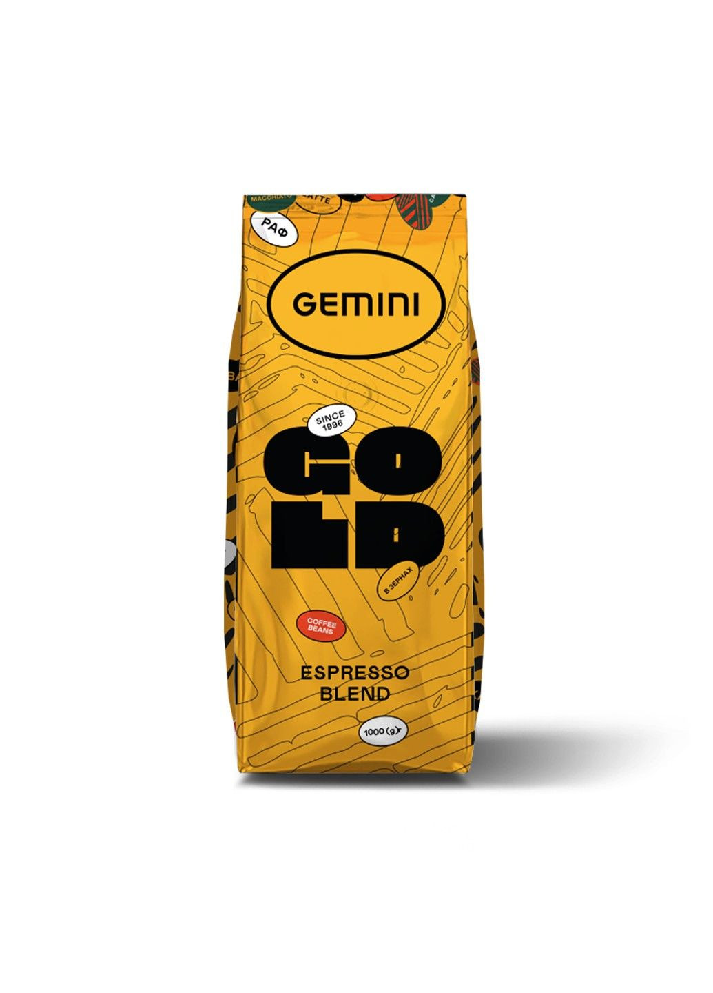 Кава Espresso Gold 1 КГ Gemini (278747625)