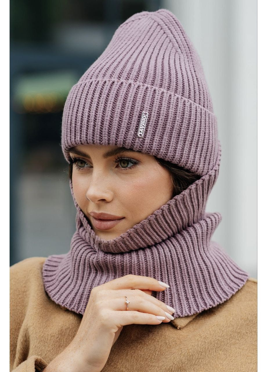 Шапка и бафф комплект женский No Brand (363319754)