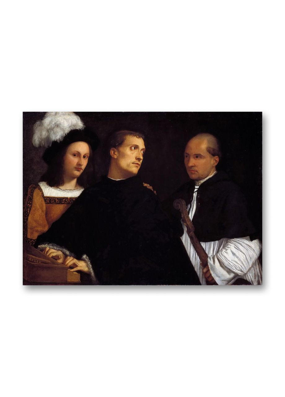 Печать на холсте Концерт Тициан Вечеллио 40x60 No Brand (346494772)