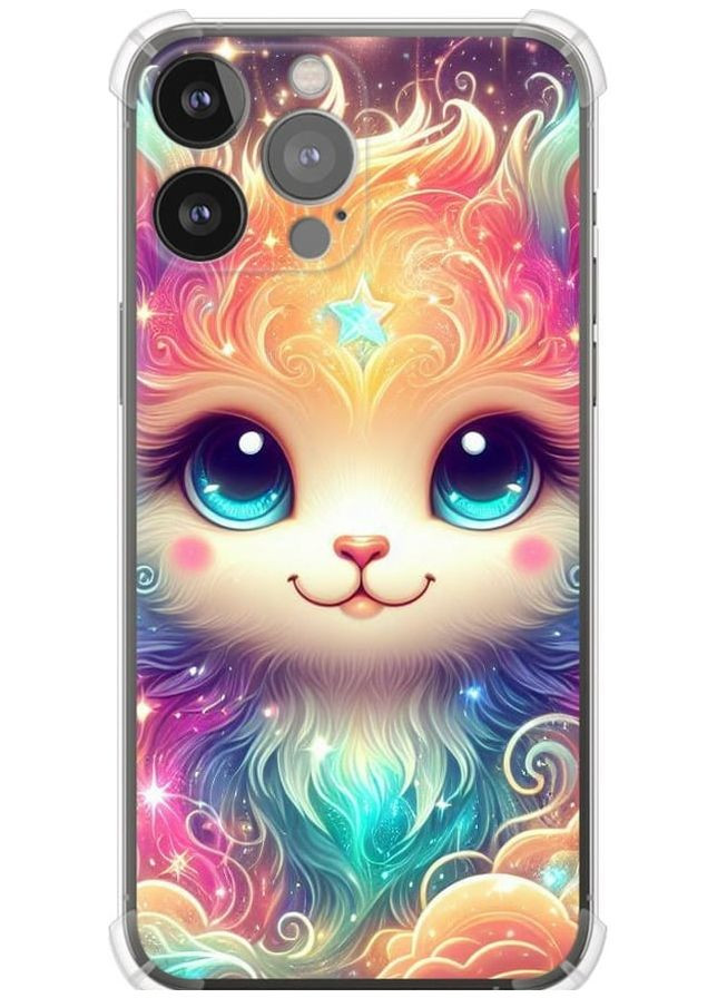 Силіконовий протиударний с посиленими кутами чохол 'Казкове кошеня' для Endorphone Apple iPhone 13 Pro Max (275460708)