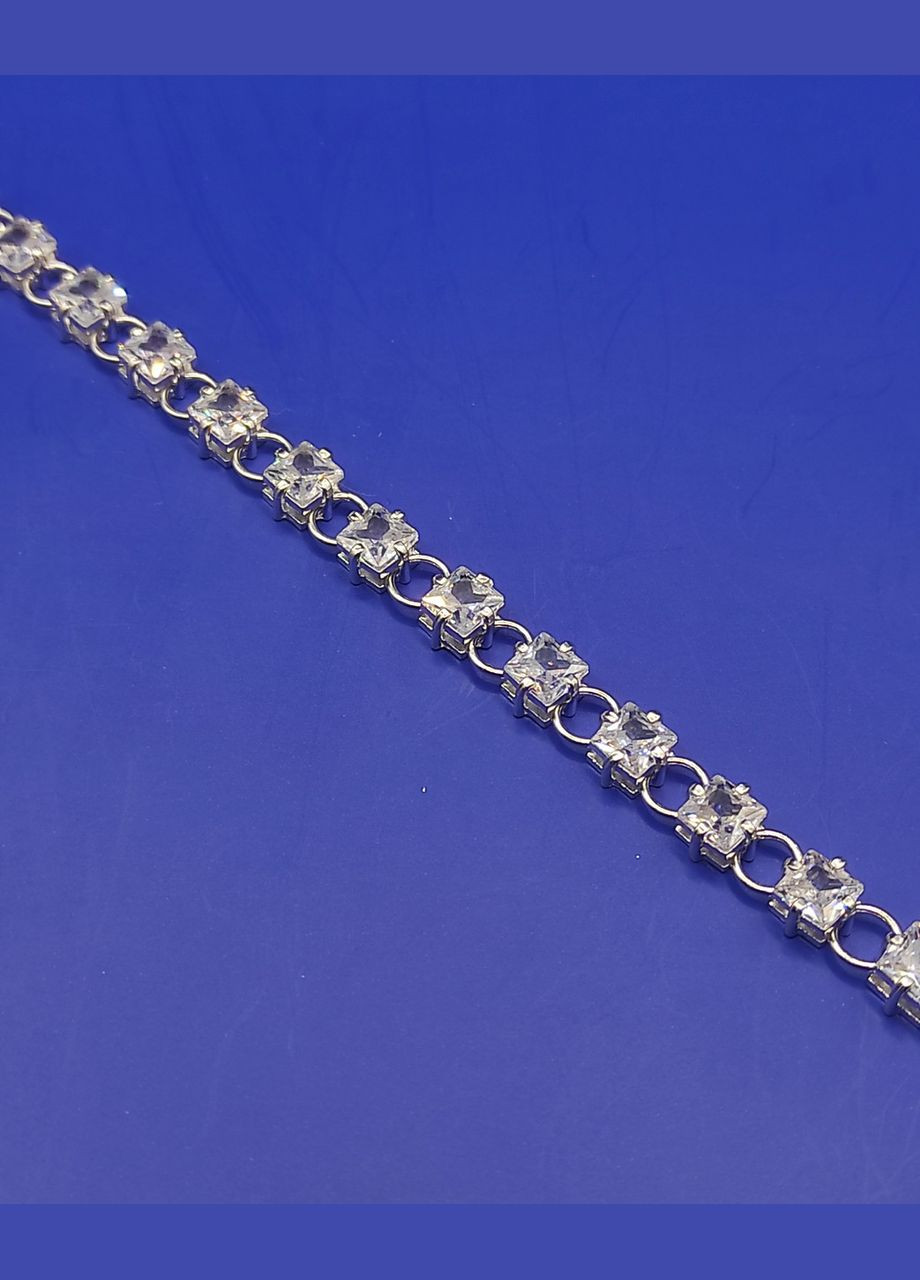 Срібний жіночий браслет 925 проби Довжина 16,5–19,0 см Shiny 10055 No Brand (332806828)