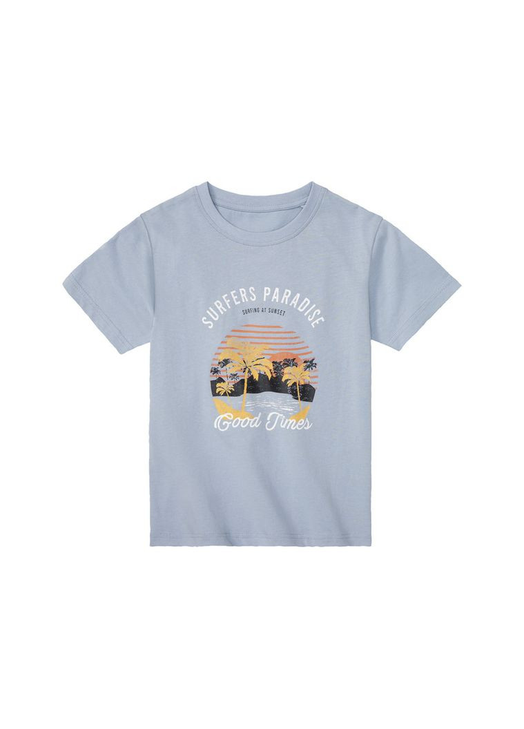 Синя всесезон піжама літня для хлопчика футболка + шорти Pepperts