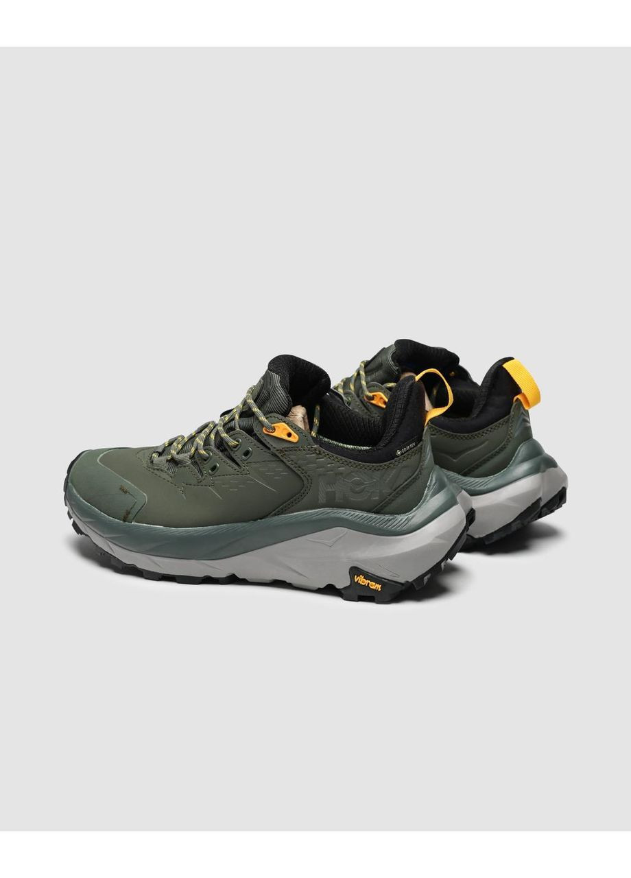 Оливковые демисезонные кроссовки мужские hoka olive No Brand One M Kaha 2 Low GTX Sneaker