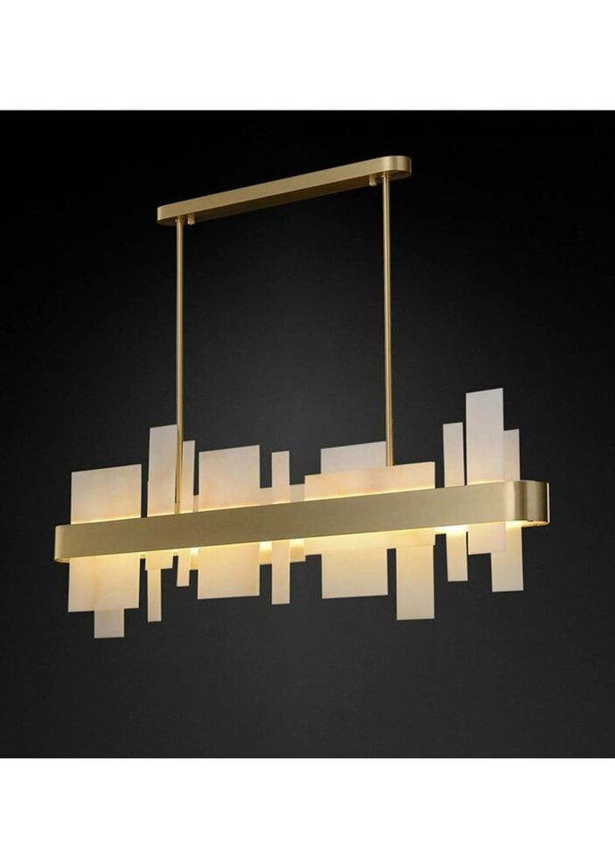 Люстра світлодіодна підвісна LED світильник для квартири на стелю ледве 26772 Золото 25-125х9х100 см. Sunnysky (324396153)