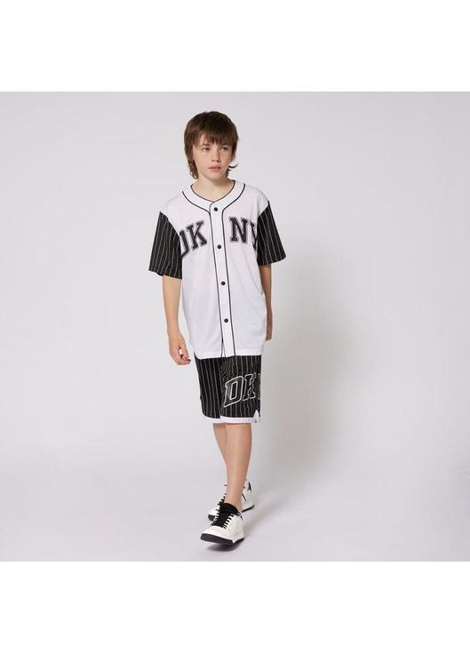 Шорты, арт. 62229, черно-белый, 9-10 лет, 134 см DKNY (354331308)