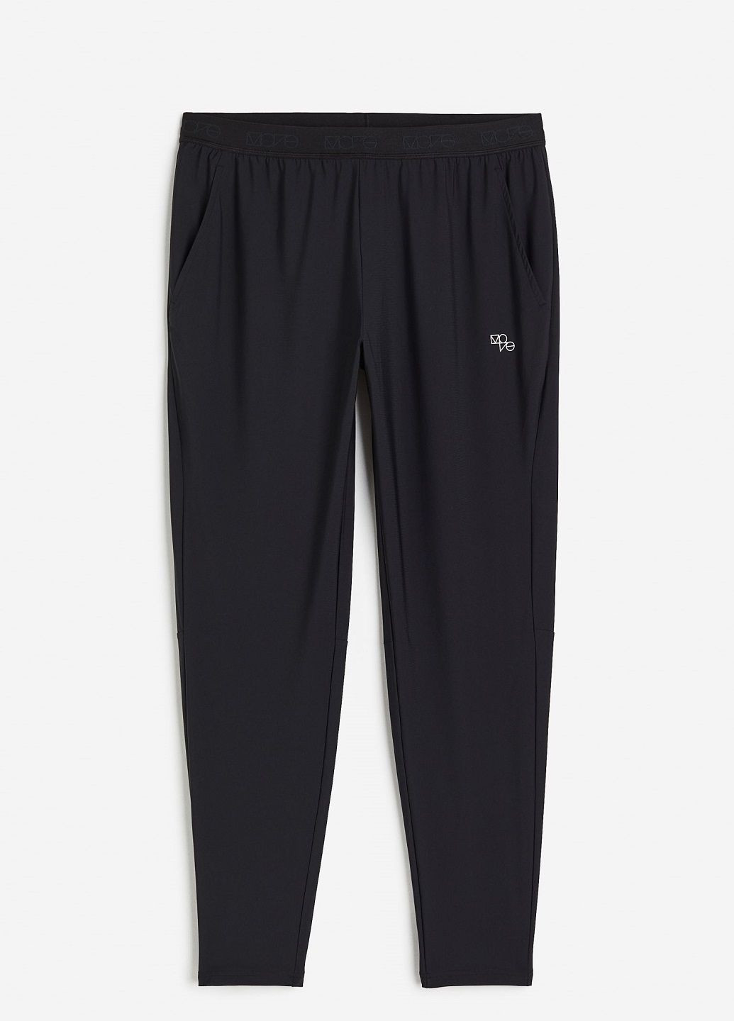 Черные спортивные демисезонные брюки H&M