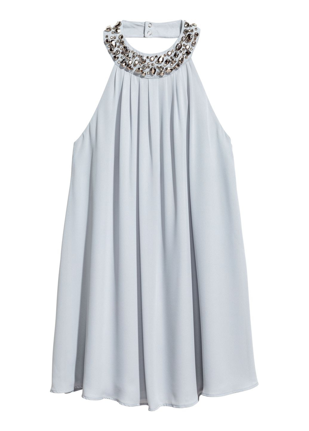 Світло-блакитна сукня літо,блідо-блакитний сріблястий, H&M