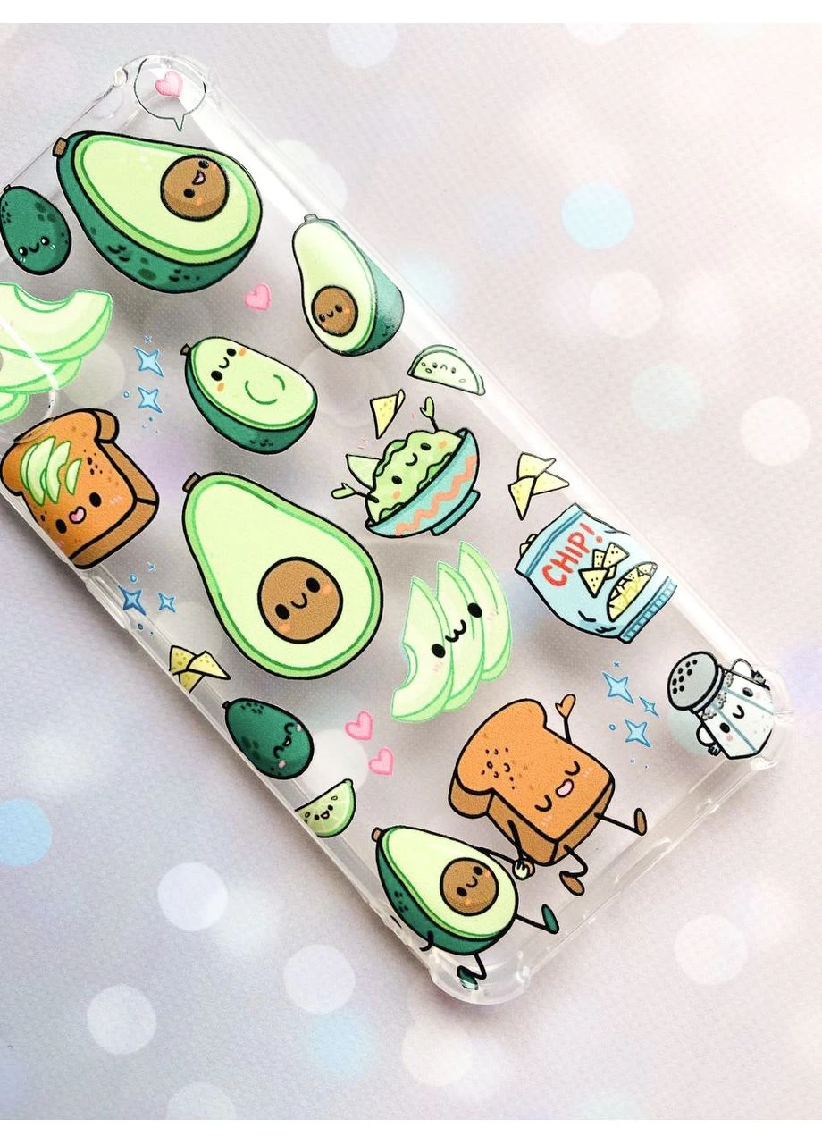 Чехол с утолщенными углами на Samsung Galaxy A26 5G Милашки авокадо каваи (принт 305) Creative (365753048)