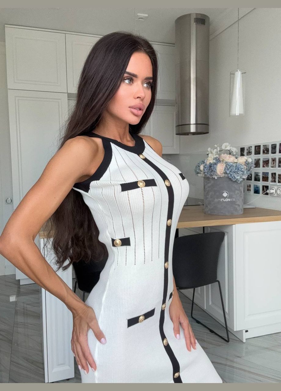 Білий відвертий елегантна та вишукана сукня Simply sexy