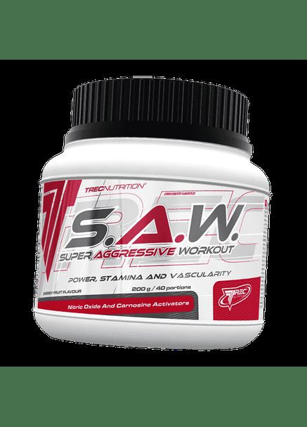 Передтрен с креатином, SAW Powder, 200г Смородина-лимон (11101007) Trec Nutrition (322726827)