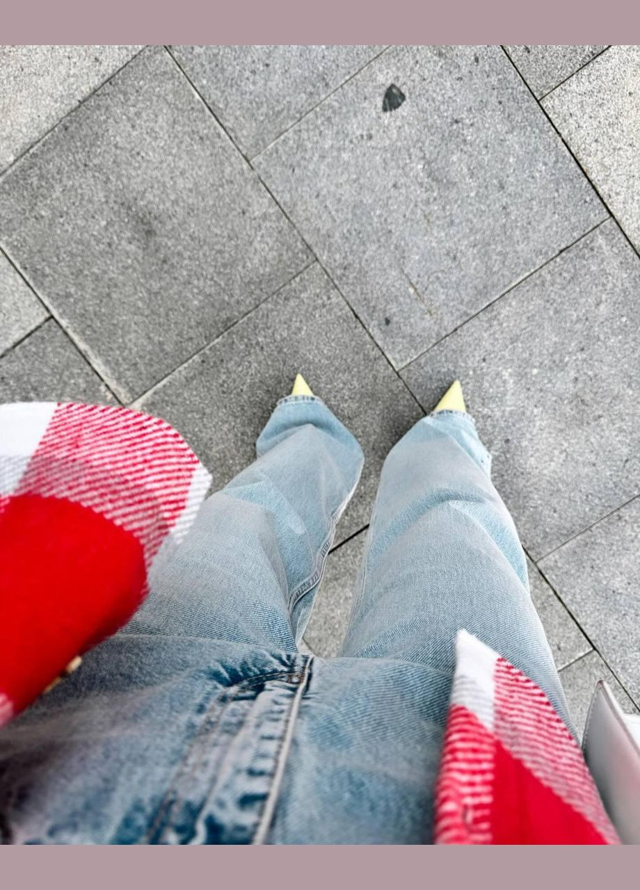 Красная кэжуал рубашка в клетку JUGO с длинным рукавом