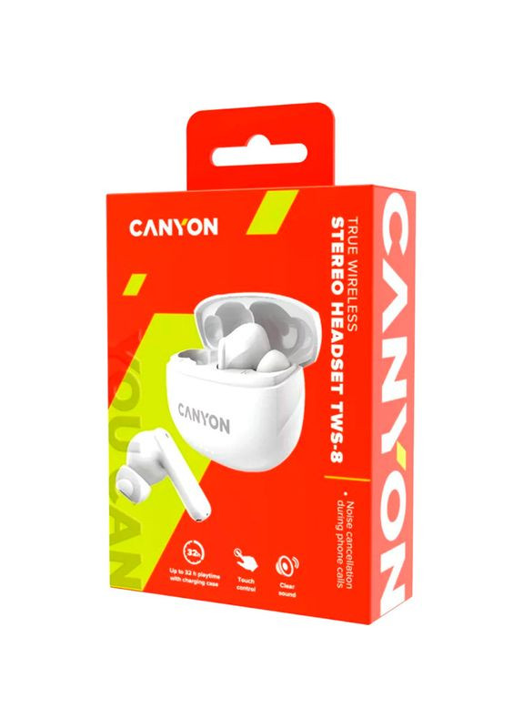 Гарнитура TWS8 White (CNS-TWS8W) Canyon (307867953)